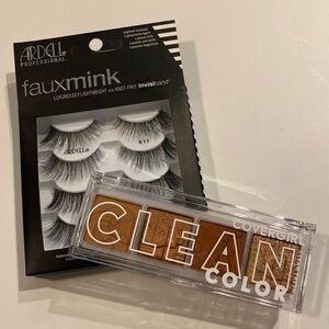 Ardell 811 FauxMink Eyelashes & CoverGirl 4 Pallet Spiced Copper Eyeshadow New